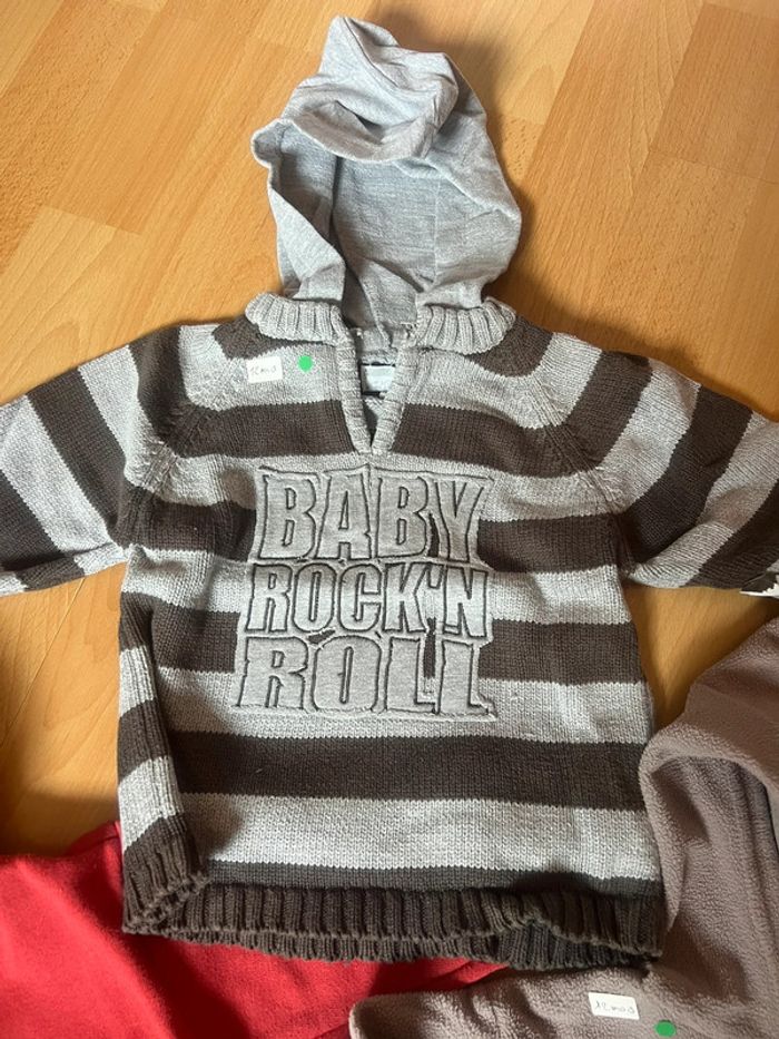 Lot 3 sweet capuche enfant garçon taille 12mois - photo numéro 3