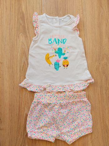 Ensemble short et t-shirt cactus