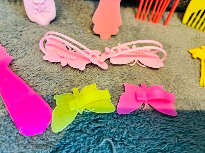 Lot accessoires cheveux Barbie vintage - photo numéro 7