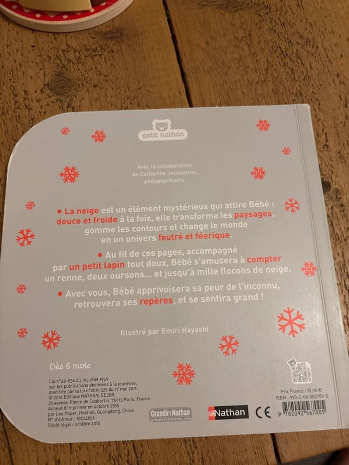 Livre Regarde dans la neige Nathan - photo numéro 2