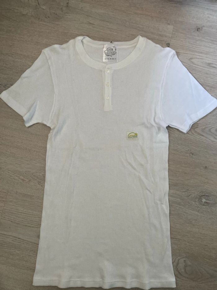 Tee shirt T-shirt Derby coton bio  taille S Neuf - photo numéro 3