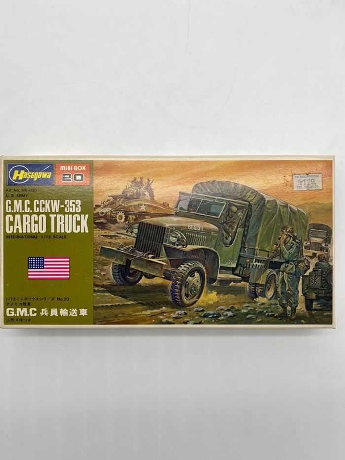 Maquette Hasegawa GMC cckw-353 Cargo truck