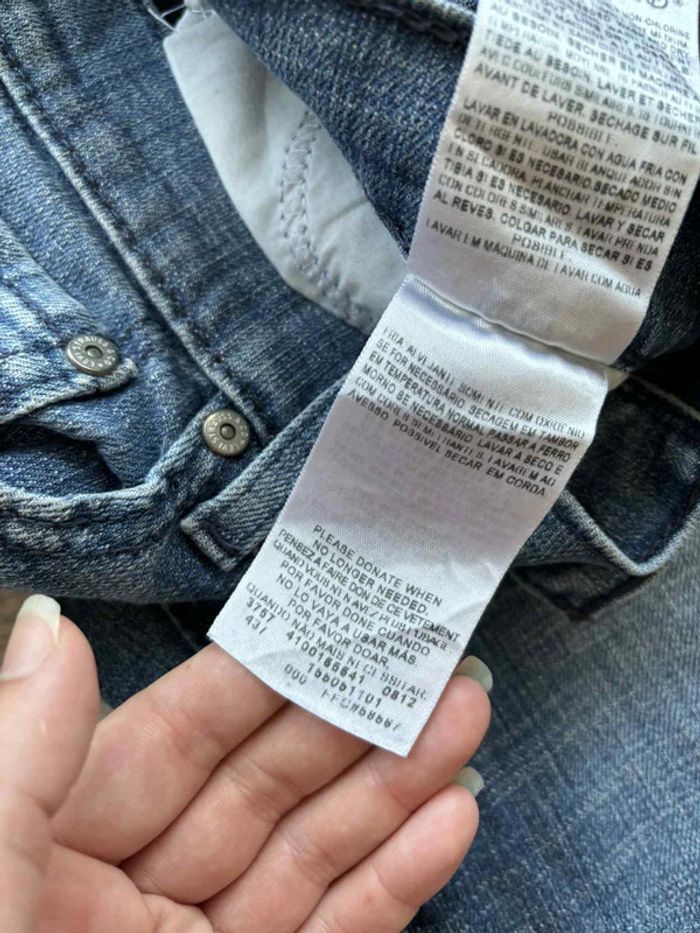 Jean levi’s 505 coupe straight leg droite bleu 00s y2k 2000s taille M/38 mi taille - rare - photo numéro 12