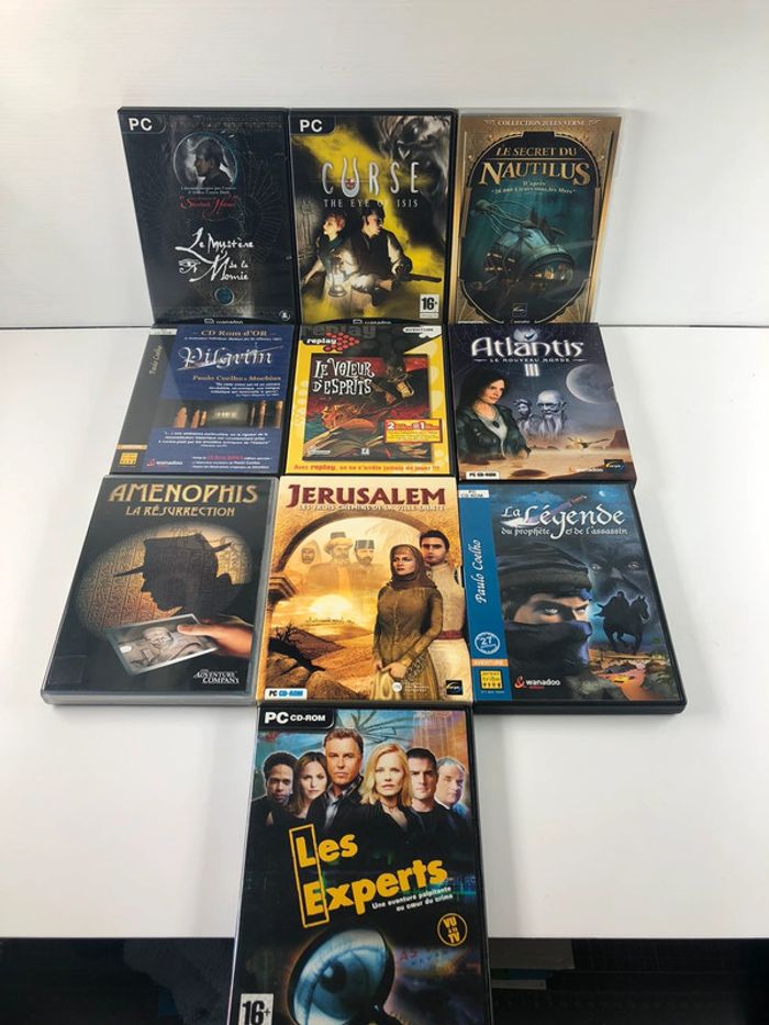 Lot de jeux rétro PC ou à l’unité (4€)