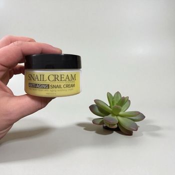Crème à la mucine d'escargot  soin hydratant, produit de cosmétique coréenne