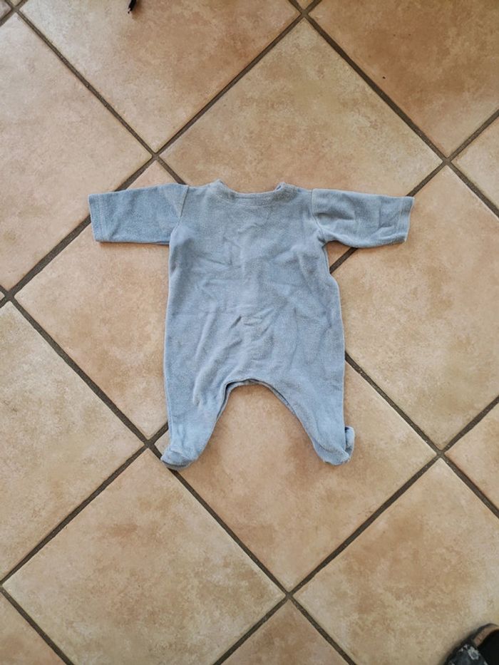 Pyjama bleu petit bateau 3 mois - photo numéro 2