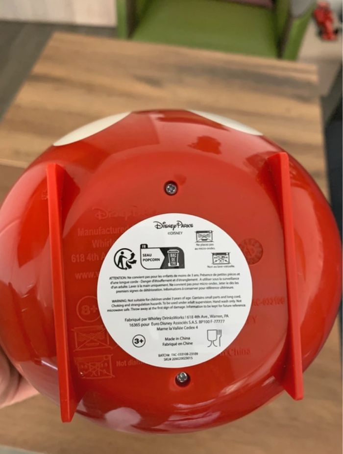 Distributeur Mickey peut servir pour des bonbons pop corn ou autres - photo numéro 3