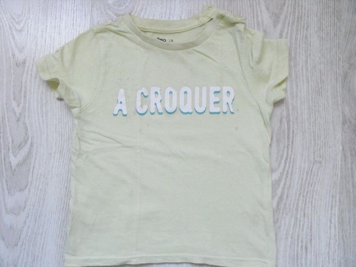 T-Shirt manches courtes garçon 3 ans