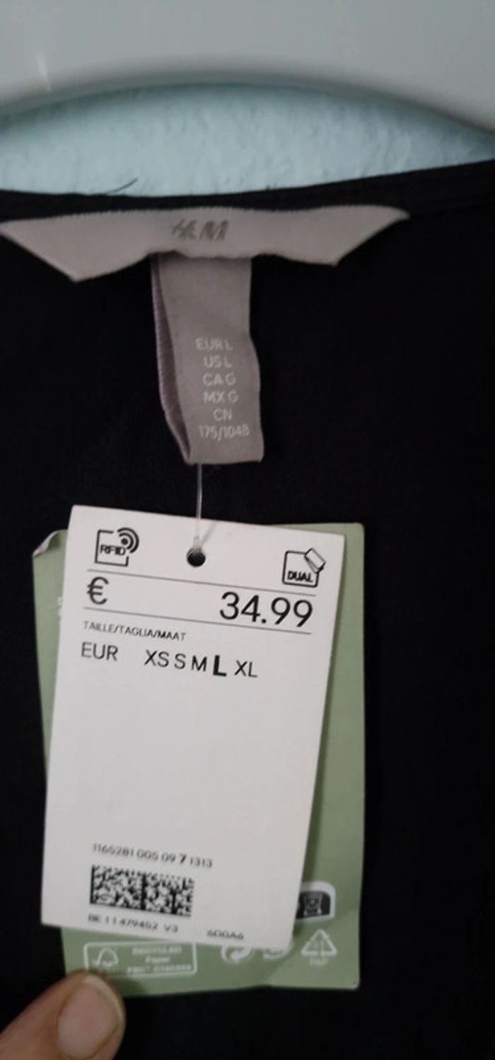 Robe satiné portefeuille taille L neuve avec étiquette - photo numéro 5