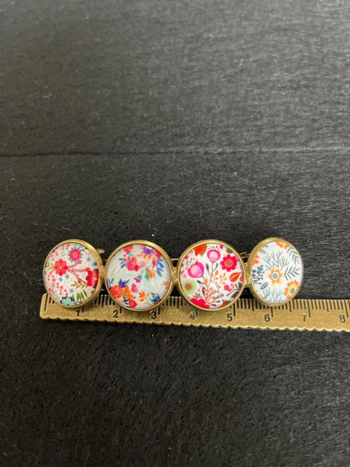 Barrette pince fleurs neuve - photo numéro 3