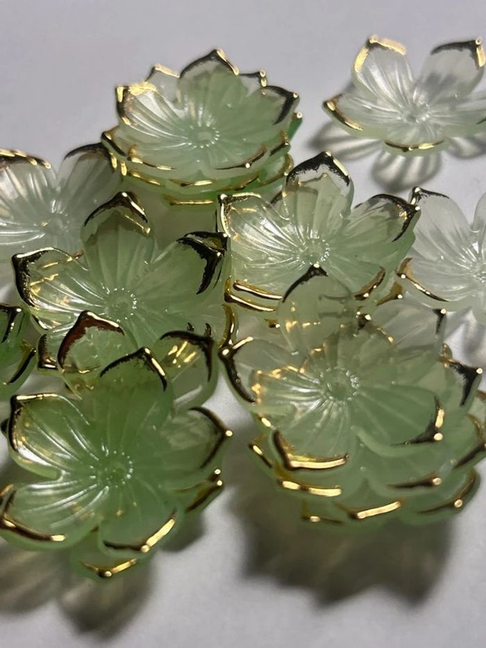 A33, lot de 25 grandes fleurs 23mm - photo numéro 2