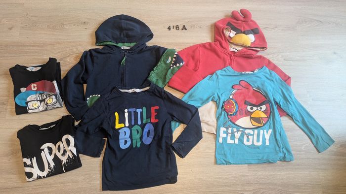 Lot de hauts H&M, pour petit garçon, taille 4/6 ans