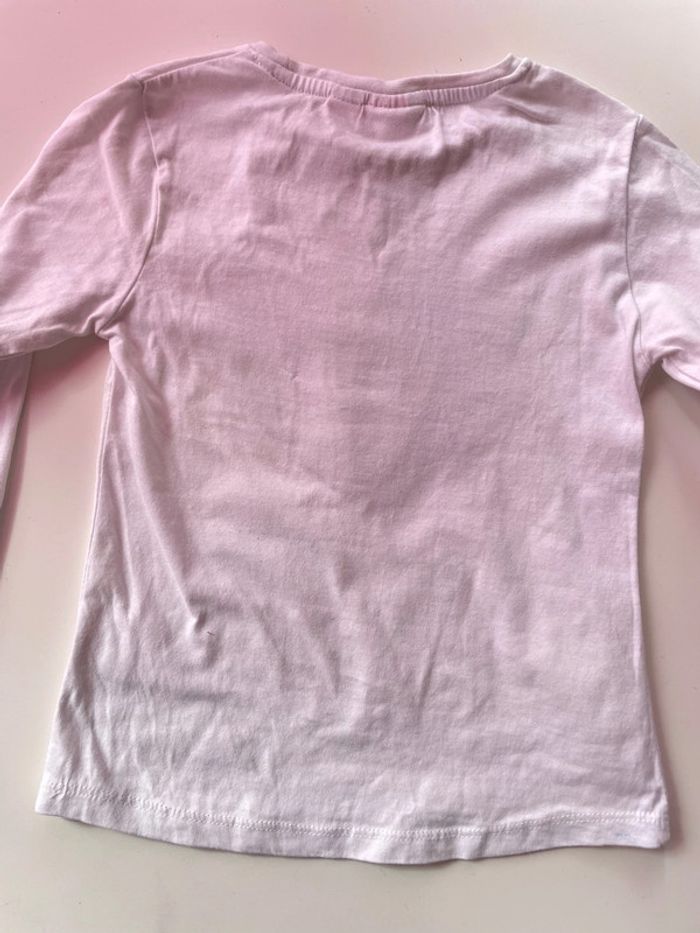 T-shirt manche longue 8 ans cœur en sequin double côté - photo numéro 6