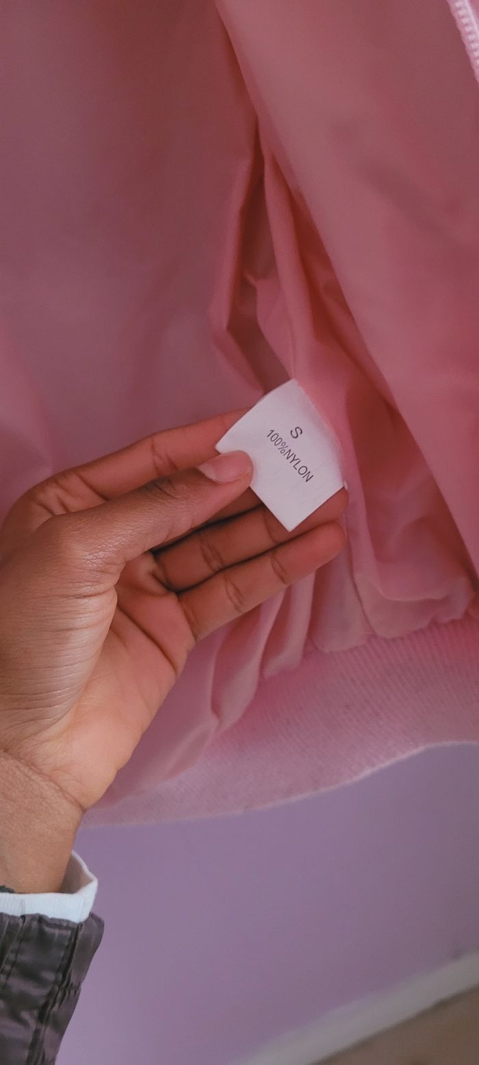 Doudoune rose clair avec capuche - photo numéro 5