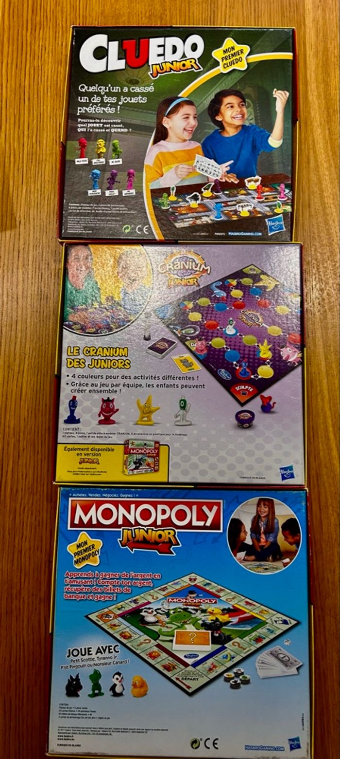 Monopoly junior cranium cluedo - photo numéro 3