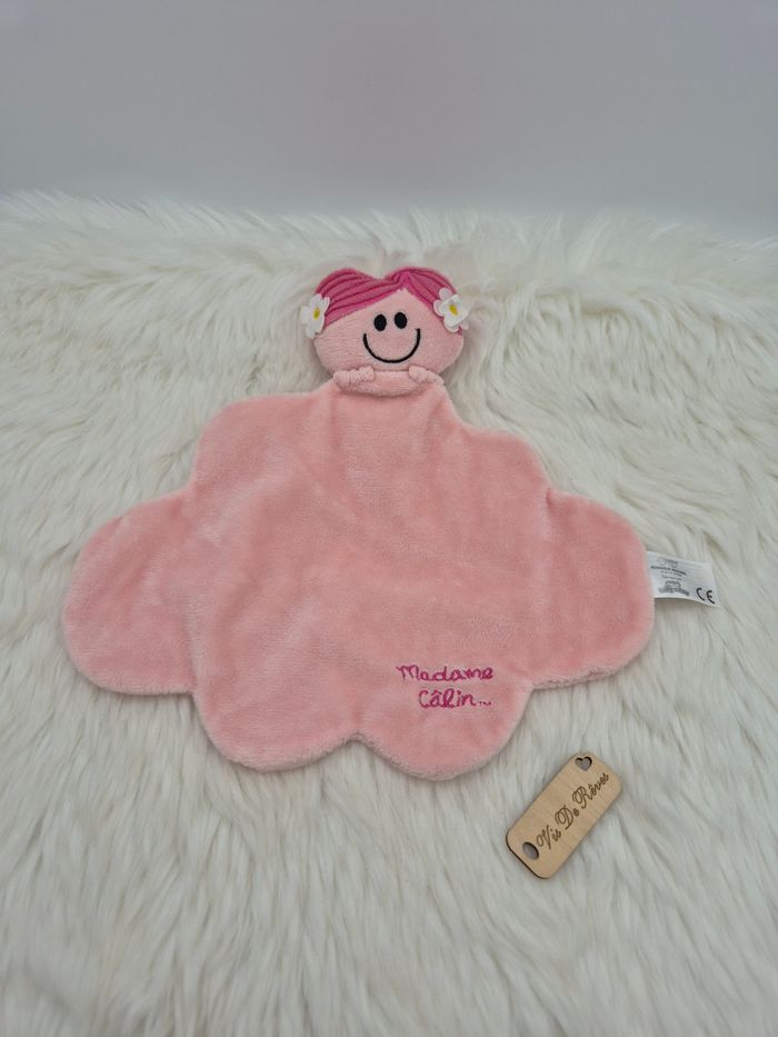 Doudou plat Rose Nuage Madame Câlin
