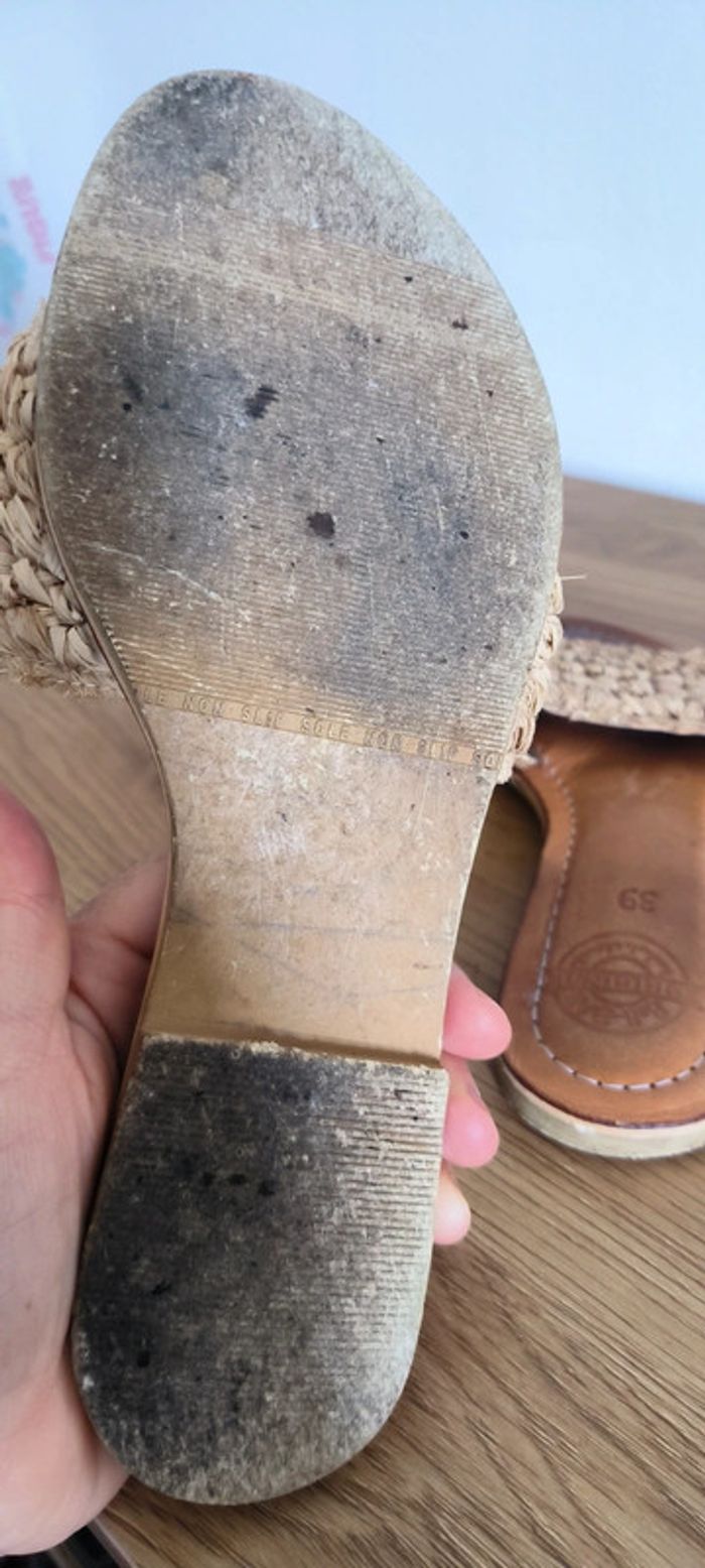 Sandales été très tendance cuire véritable - photo numéro 6
