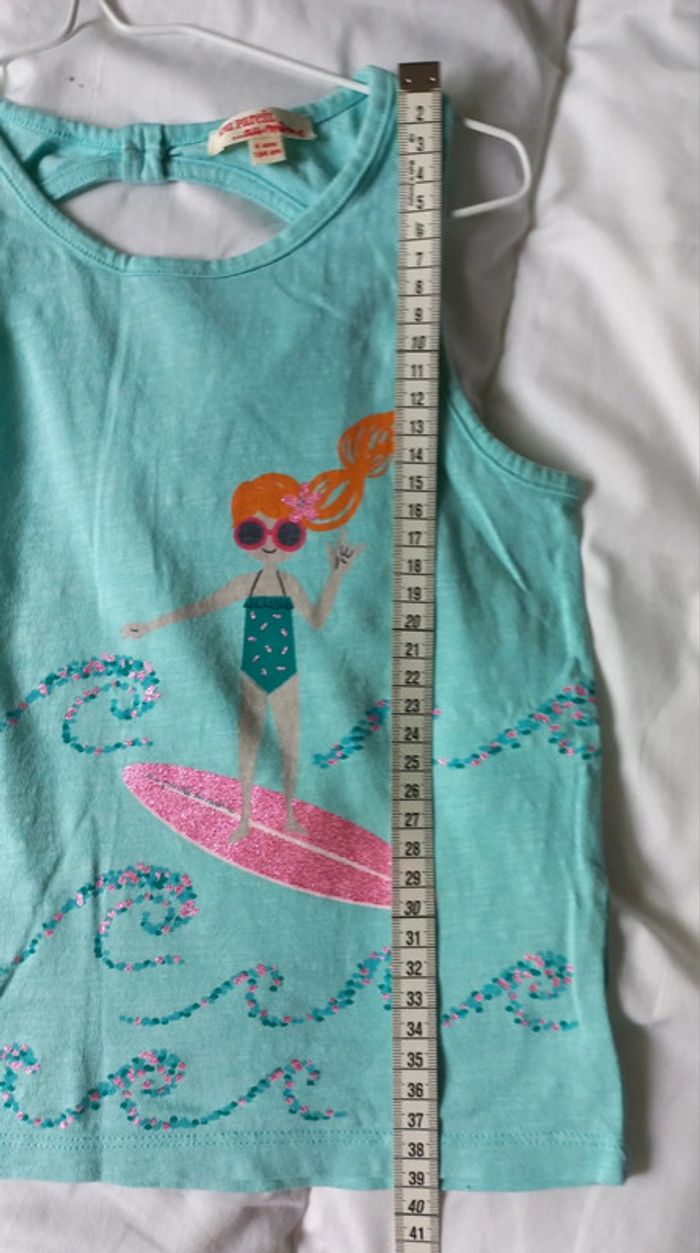 Débardeur dpam turquoise t4 - photo numéro 4