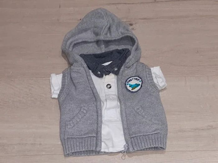 Polo et gilet sans manche 1 mois