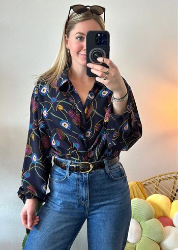 Chemise à motifs modèle vintage T.U - World Suit Fashion