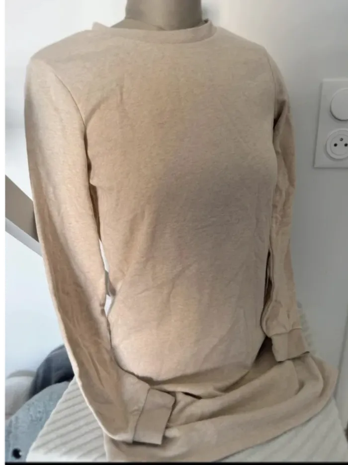 Robe beige clair - basique doux