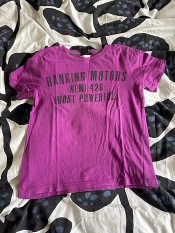 Tee shirt violet 10 ans motor by kool