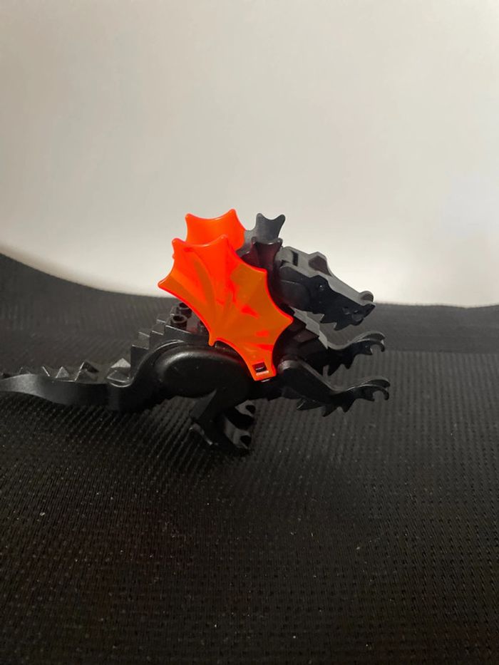 Lego castle minifigure mini figurine dragon noir 4818 6007 6047 6028 6097 6099 officiel - photo numéro 6