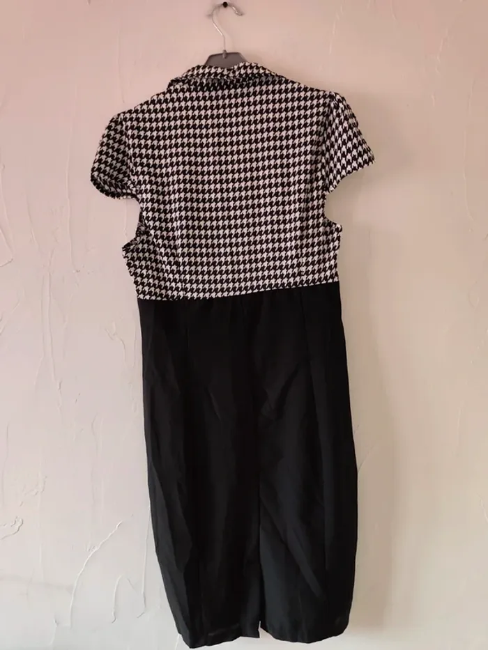 Magnifique robe pied de poule taille 38 - photo numéro 4