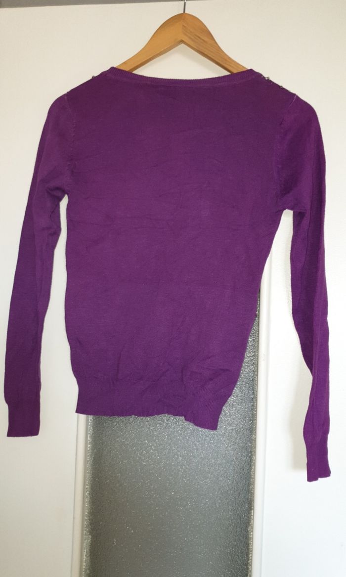 Gilet violet - photo numéro 2