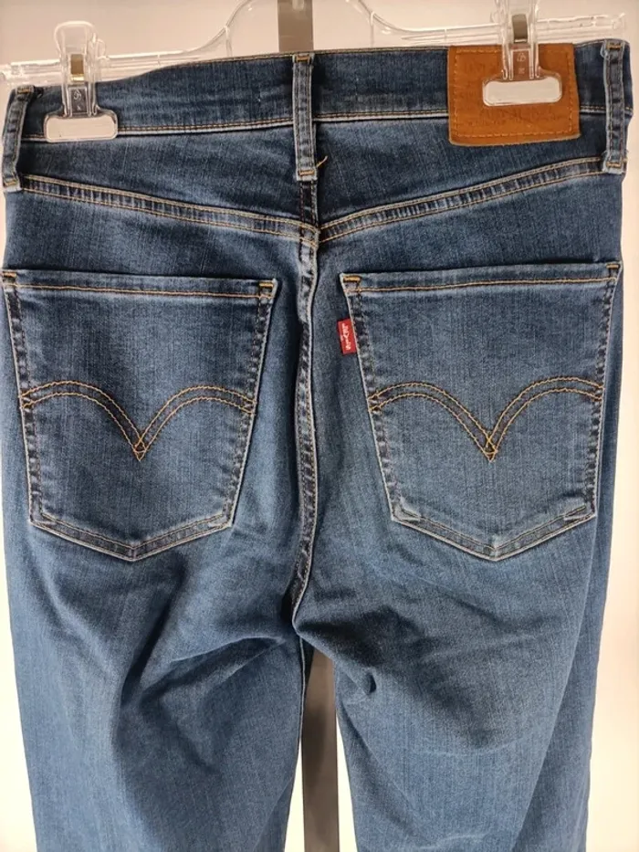 Jean Levi's taille haute slim - Levis Mile High Super Skinny - taille 27 A156 - photo numéro 4