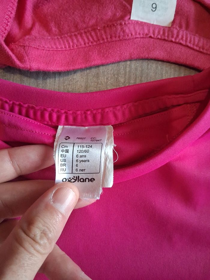 T-shirt manches courtes 6ans oxylane - photo numéro 2