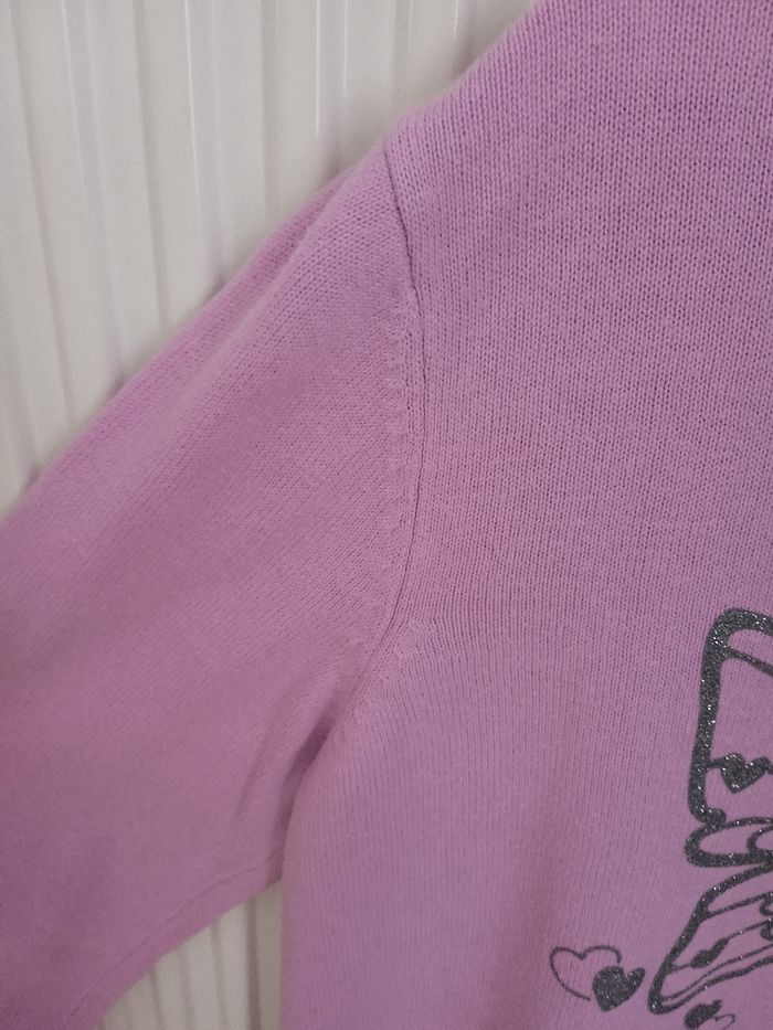 Pull violet in extenso 12 ans fille - photo numéro 4