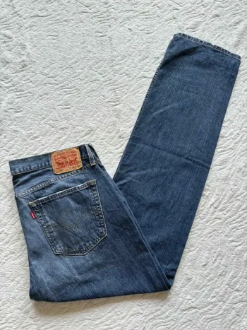 Jean Levi’s 559 Homme XL 46/48 W36 L36 bleu Relaxed straight droit Mexique 00s y2k grande taille