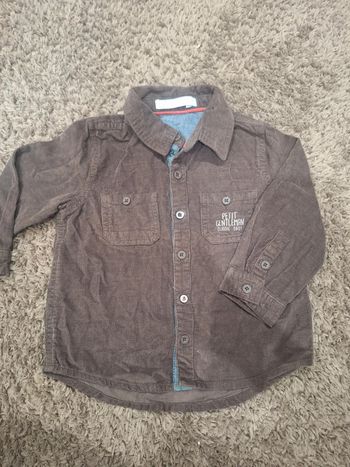 Chemise gemo taille 18mois