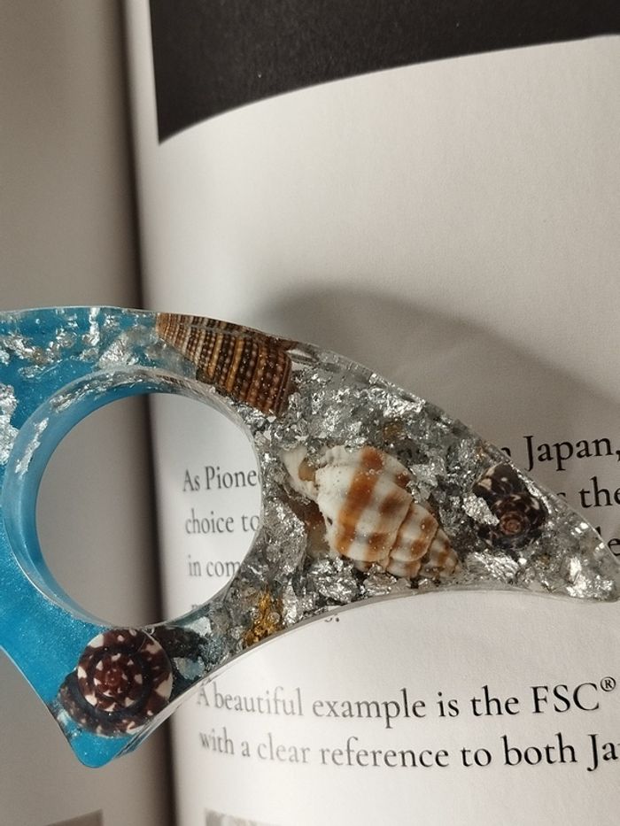 Fait main Support de Pouce de Lecture en résine abr044 - photo numéro 5