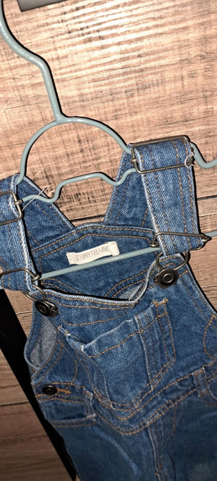 Salopette en jeans Storytelling 6 mois - photo numéro 5