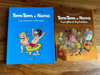 Deux livres Tom Tom et Nana