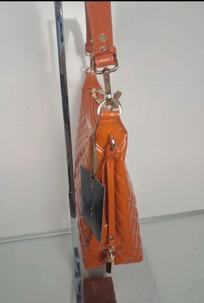 Mac Douglas sac à main été verni orange neuf - photo numéro 6