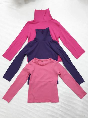 Lot de 3 hauts manches longues 110/116 cm