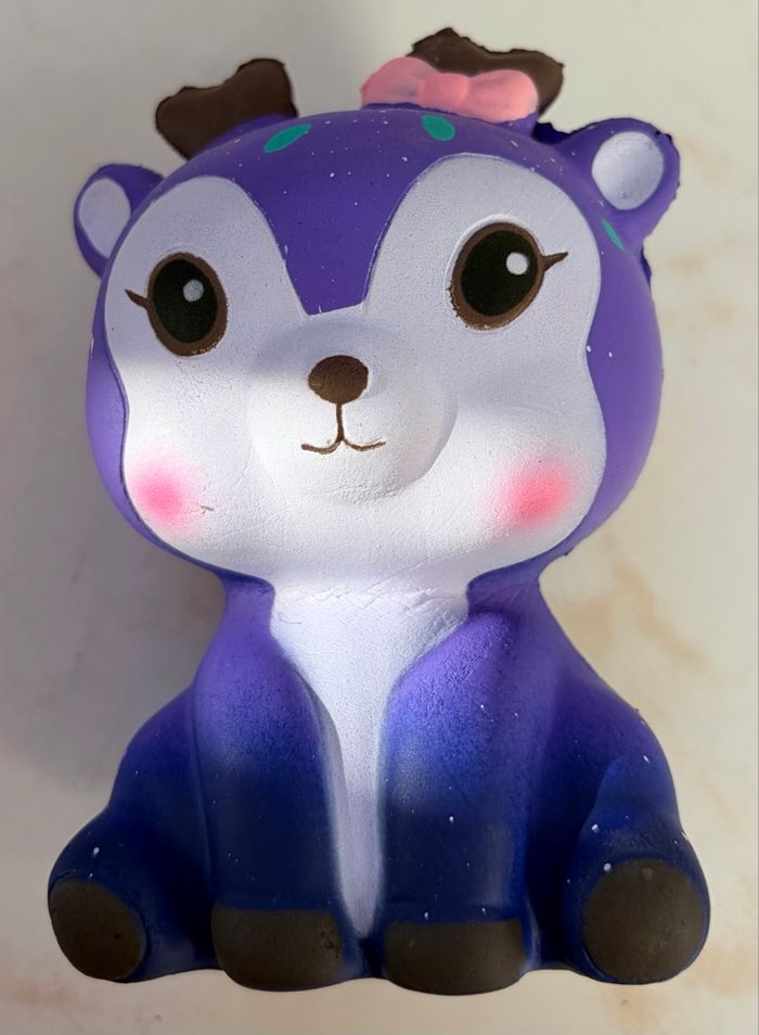 Squishy renne kawaii couleur galaxie - photo numéro 3