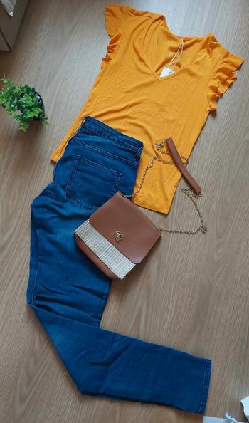 Jean bleu foncé T38 H&M TBE 👖