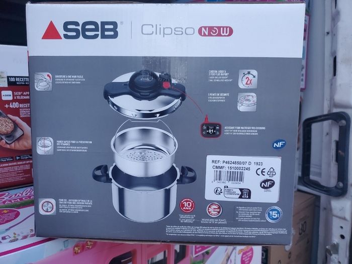 Autocuiseur SEB Clipso Now 6 Litres Tout Feux et Induction. Seb Beebs