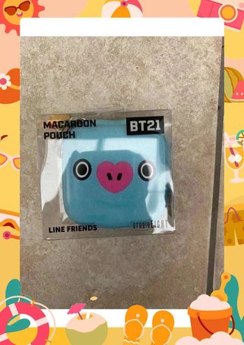 Macaron pouch Mang BT21 porte monnaie