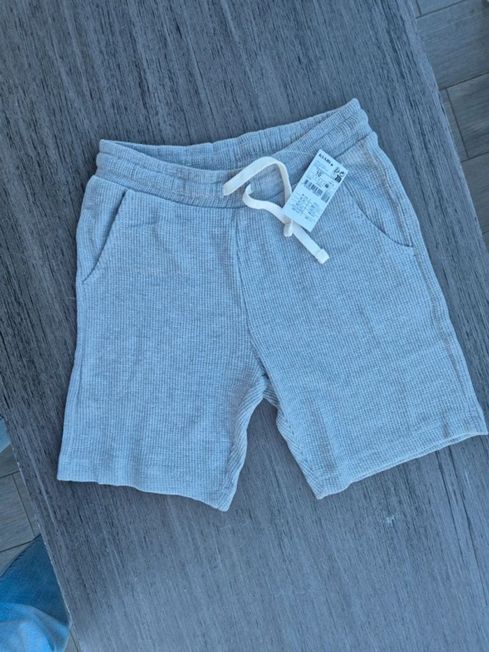 Short garçon gris kiabi 10 ans neuf