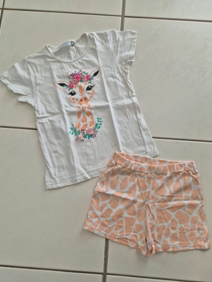 Pyjashort 8 ans girafe