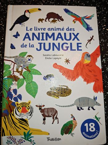Livre animé des animaux de la jungle