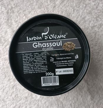 200g de ghassoul écaille jardin d'oléane