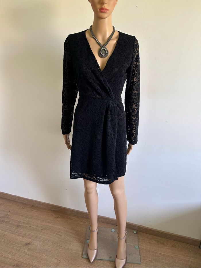 Robe noire neuve à manches longues VILA taille S - photo numéro 3