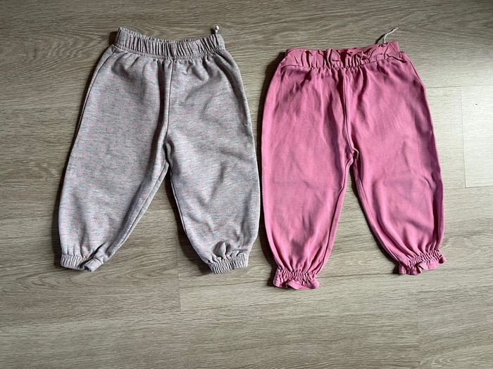 Lot de 2 pantalons fille 18-24 mois