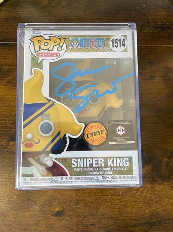 Funko pop sniper King Chase chalice collectibles signe dédicace 1514